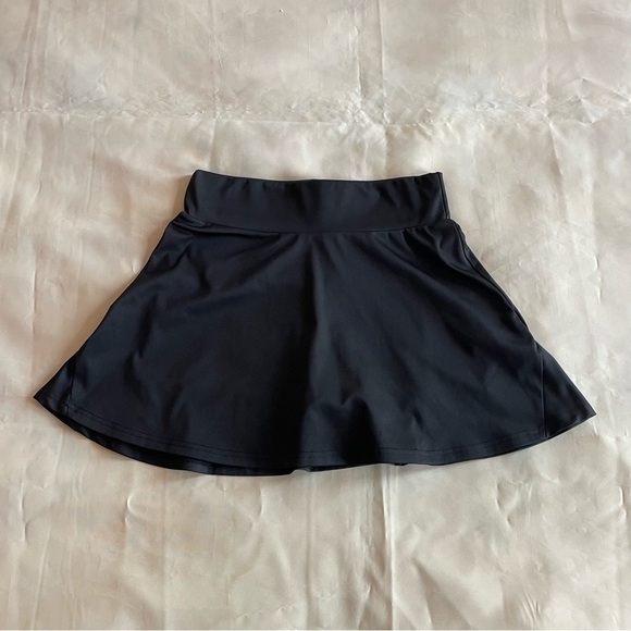 Dolls Kill Dresses & Skirts - Dolls Kill- Black Mid Rise Micro Mini Skirt With Shorts Tennis Athletic Size L